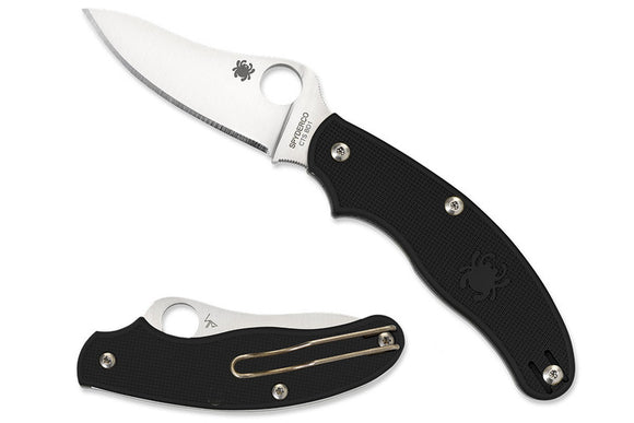Spyderco UK Penknife - Black FRN Handles - Drop Point BD1N Blade - C94PBK3