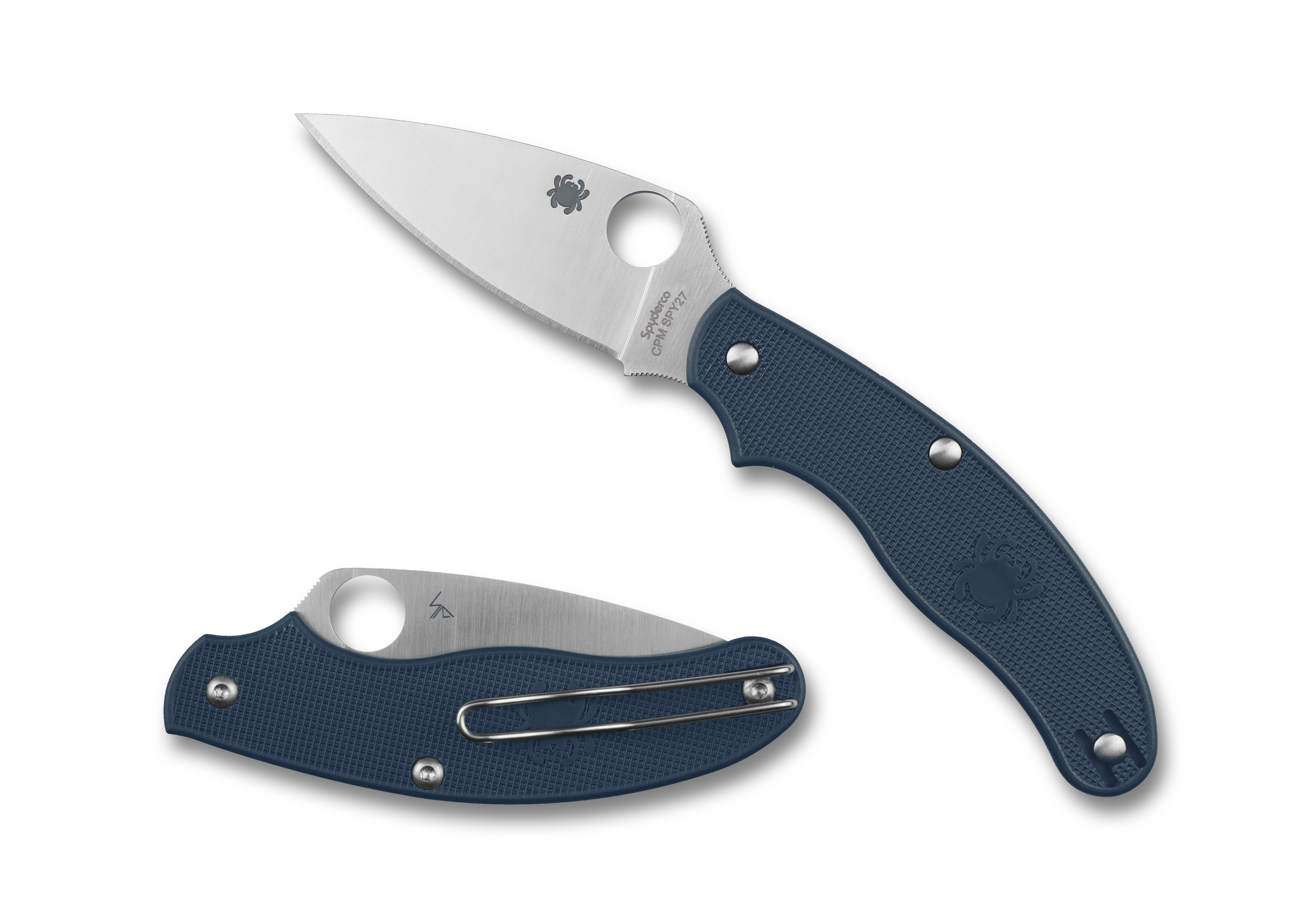 Spyderco UK Pen Knife - Slip Joint - Cobalt Blue FRN - CPM-SPY27 - C94PCBL