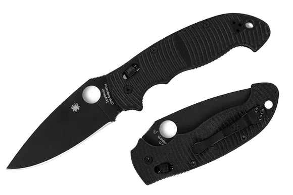 Spyderco Manix 2 XL Salt - Black G-10 Handle - DLC Magnacut Blade - C95GMCBKP2 - SNK/WTO - Home Office