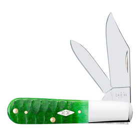Case XX Barlow - Bright Green Gator Jigged Bone Handle - Tru-Sharp Steel - 11443 - SNK/WTO - Home Office