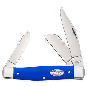 Case XX Large Stockman - Royal Blue Smooth Handle - Tru-Sharp Steel - 16405 - SNK/WTO - Home Office