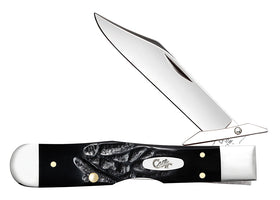 Case XX Cheetah Cub - Jigged Rough Black Synthetic - Tru-Sharp Steel - 18243