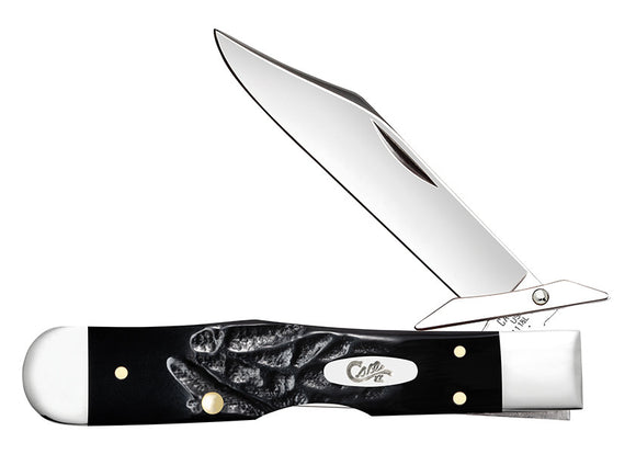 Case XX Cheetah Cub - Jigged Rough Black Synthetic - Tru-Sharp Steel - 18243