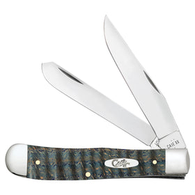 Case XX Trapper - Blue Smooth Curly Oak - Tru-Sharp Steel - 47490 - SNK/WTO - Home Office