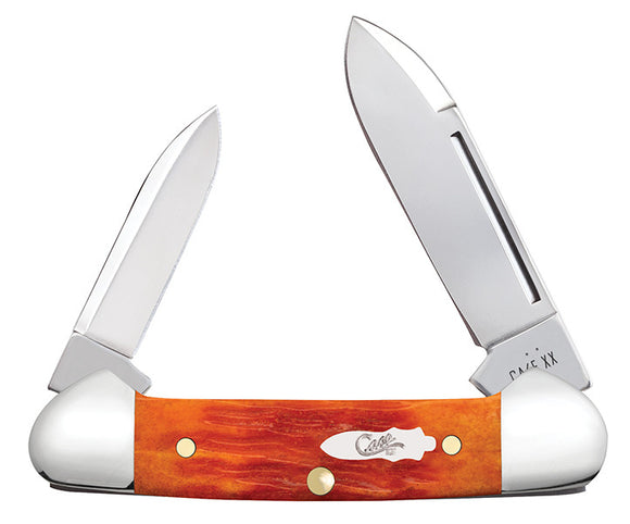Case XX Baby Butterbean - Tequila Sunrise Crandall Jigged Bone - Tru-Sharp Steel - CA57535 - SNK/WTO - Home Office