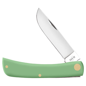 Case XX Sod Buster Jr - Mint Green Smooth Synthetic Handle - Tru-Sharp Stainless Steel - 63834