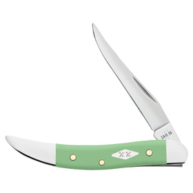 Case XX Small Texas Toothpick - Mint Green Smooth Synthetic Handle - Tru-Sharp Stainless Steel - 63835