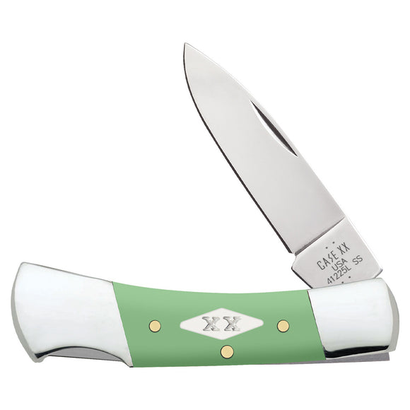 Case XX LockBack - Mint Green Smooth Synthetic Handle - Tru-Sharp Stainless Steel - 63836 - SNK/WTO - Home Office