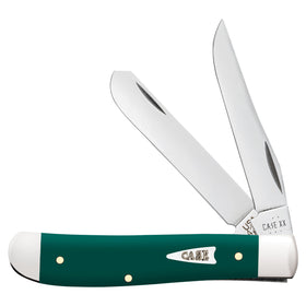 Case XX Mini Trapper - Smooth Spruce Green Synthetic Handle - 64531