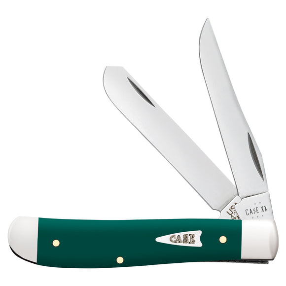 Case XX Mini Trapper - Smooth Spruce Green Synthetic Handle - 64531
