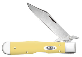 Case XX Cheetah Cub - Yellow Synthetic Handle - Tru-Sharp Steel - 81086 - SNK/WTO - Home Office