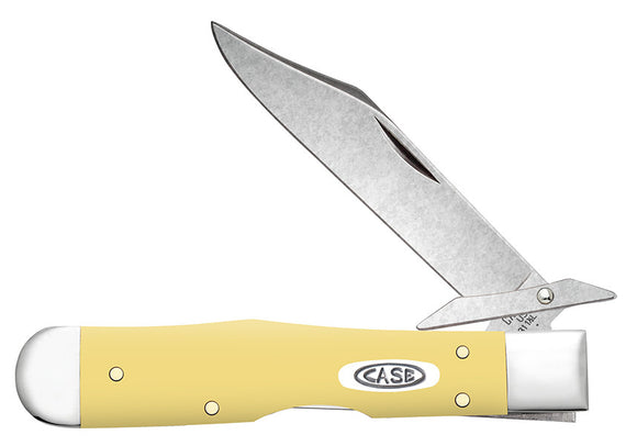 Case XX Cheetah Cub - Yellow Synthetic Handle - Tru-Sharp Steel - 81086 - SNK/WTO - Home Office
