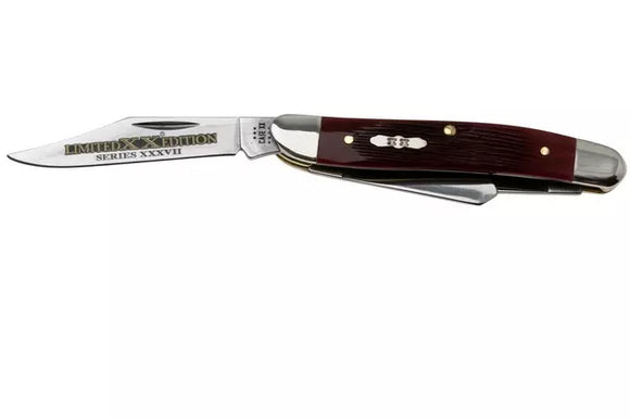 Case Medium Stockman - Old Red Barnboard Bone - Tru-Sharp - 12210