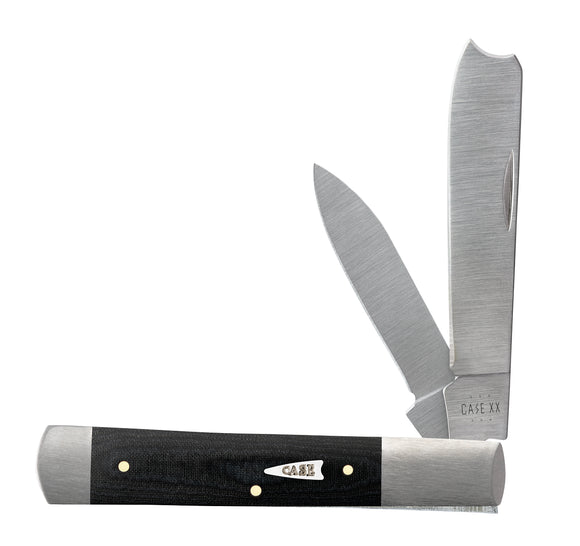 Case XX Razor - Smooth Black Micarta - Tru-Sharp Steel - 27823 - SNK/WTO - Home Office