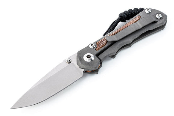 Chris Reeve Small Inkosi - Natural Canvas Micarta Inlay - Left-Handed - Drop Point MagnaCut Blade - SIN-1015