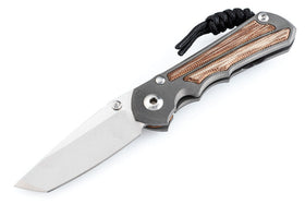 Chris Reeve Small Inkosi - Natural Canvas Micarta Inlay - Magnacut Tanto Blade - SIN-1046