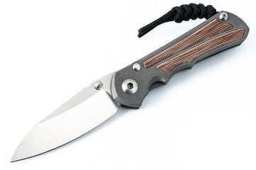Chris Reeve Knives Small Inkosi - Natural Canvas Micarta Inlay - Insingo Blade - SIN-1030