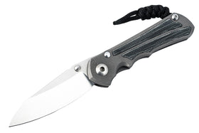 Chris Reeve Knives Small Inkosi - Black Canvas Micarta Inlay - Insingo Blade - SIN-1028