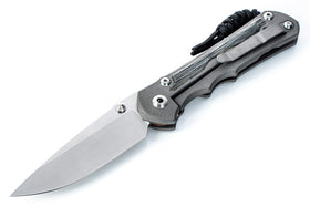 Chris Reeve Large Inkosi - Black Canvas Micarta Inlay - Left-Handed - LIN-1013 - 0