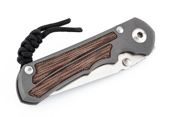 Chris Reeve Small Inkosi - Natural Canvas Micarta Inlay - Left-Handed - MagnaCut Insingo Blade - SIN-1031