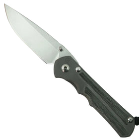 Chris Reeve Large Inkosi - Black Canvas Micarta - Stonewashed MagnaCut Blade - LIN-1012 - SNK/WTO - Home Office