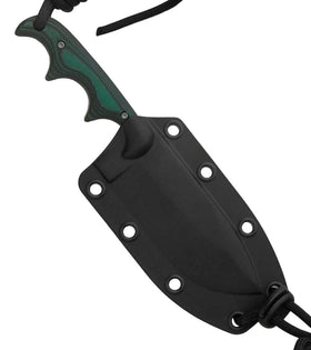 CRKT Minimalist Nessmuk - Green/Black Micarta Handle - D2 Blade - 2376 - 0