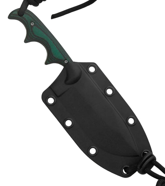 CRKT Minimalist Nessmuk - Green/Black Micarta Handle - D2 Blade - 2376