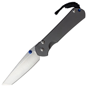 Chris Reeve Large Sebenza 31 - Tanto - Glass Blasted Handle - L31-1687