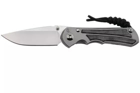 Chris Reeve Small Inkosi - Black Canvas Micarta Inlay - MagnaCut Drop Point Blade - SIN-1116