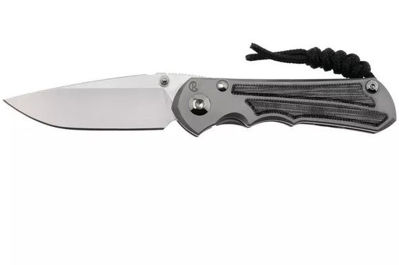 Chris Reeve Small Inkosi - Black Canvas Micarta Inlay - MagnaCut Drop Point Blade - SIN-1116