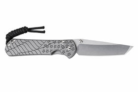 Chris Reeve Small Sebenza 31 - Left Hand - Forever Flag Handle - MagnaCut Tanto Blade - S31-1511