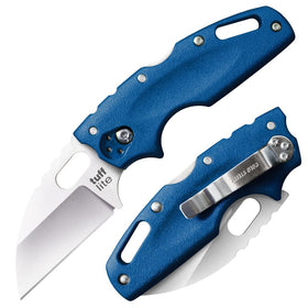 Cold Steel Tuff Lite - Plain Edge - Blue Handle - AUS8A Steel - CS-20LTB