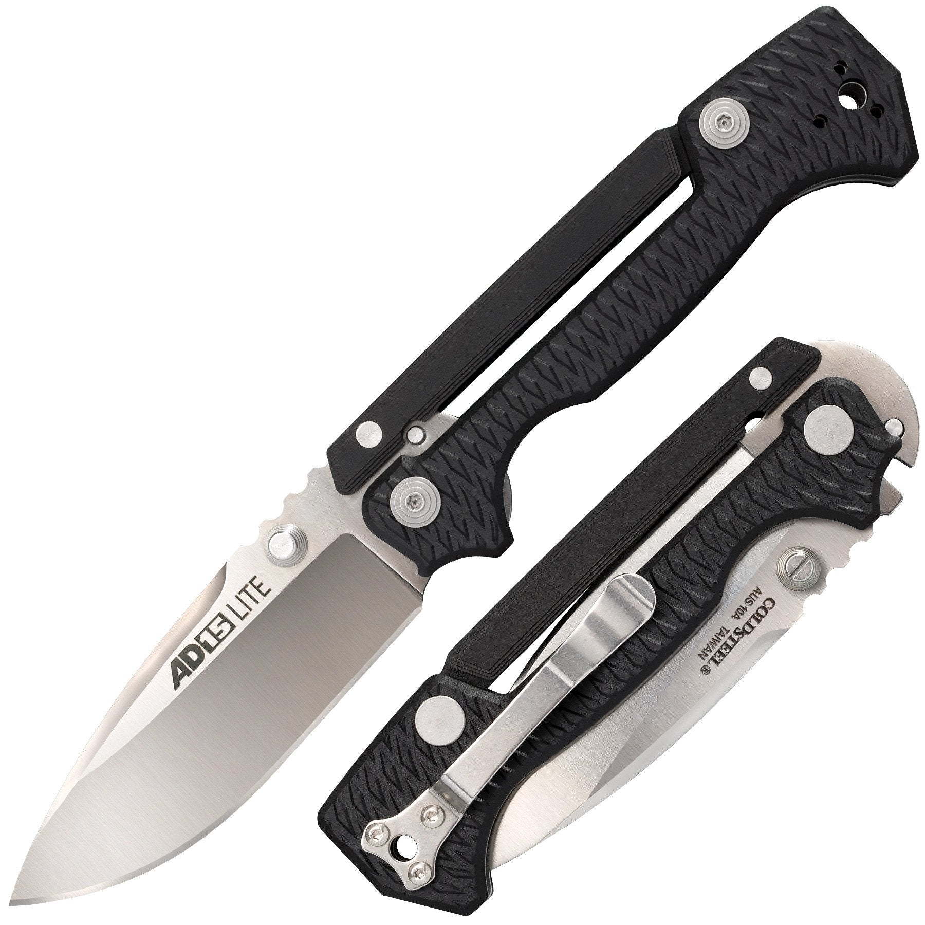 Cold Steel AD-15 Lite - Black Griv-Ex Handle - AUS10A Steel - CS-58SQL