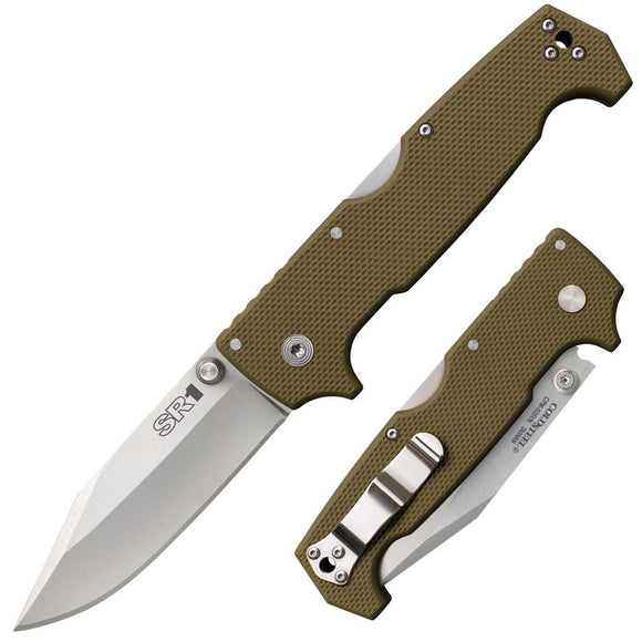 Cold Steel SR1 - Green G10 Handle - CPM-S35VN Steel - CS-62L