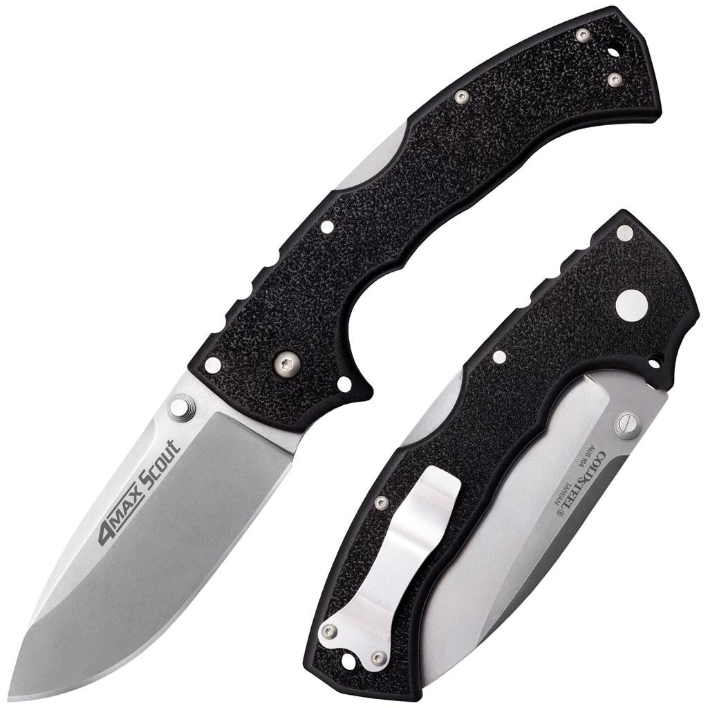 Cold Steel 4-Max Scout - Griv-Ex Handle - AUS10A Steel - CS-62RQ