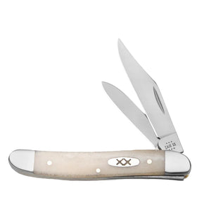 Case Medium Texas Jack - Smooth Natural Bone - Tru-Sharp - 13315