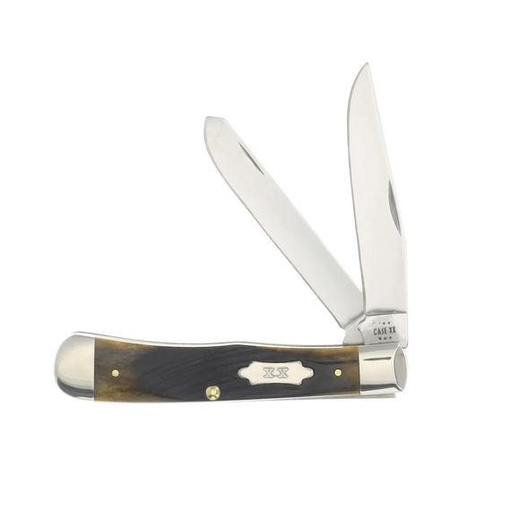Case Trapper - Sawcut Olive Green Bone - Tru-Sharp - 39230