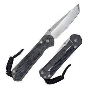 Chris Reeve Small Sebenza 31 - Left Hand- Black Micarta Handle - MagnaCut Tanto Blade - S31-1229 - SNK/WTO - Home Office