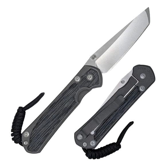 Chris Reeve Small Sebenza 31 - Left Hand- Black Micarta Handle - MagnaCut Tanto Blade - S31-1229 - SNK/WTO - Home Office