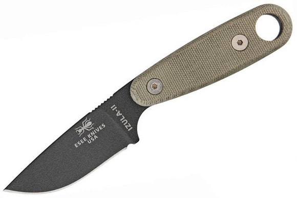 ESEE Izula II - Gunsmoke with Sheath - 1095 Blade - IZULA-II-TG - SNK/WTO - Home Office