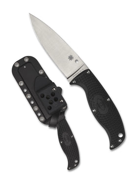 Spyderco Enuff 2 - Black FRN Handle - Drop Point VG10 Blade - FB31PBK