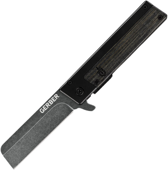 Gerber Quadrant – Black Bamboo – Black 7Cr17MoV – 1066486