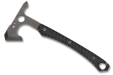 Spyderco Warrior Hawk Tomahawk - Black G10 Handles -  Black TiCN Coated D2 Steel - H03