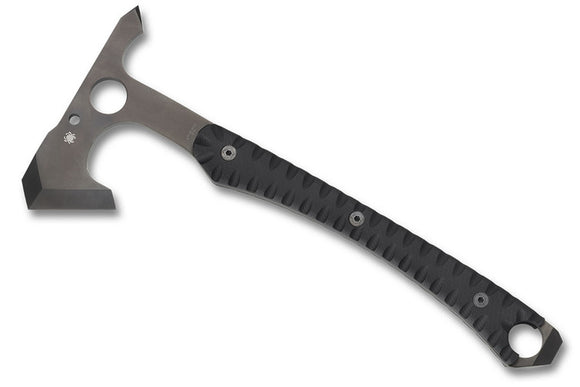 Spyderco Warrior Hawk Tomahawk - Black G10 Handles -  Black TiCN Coated D2 Steel - H03