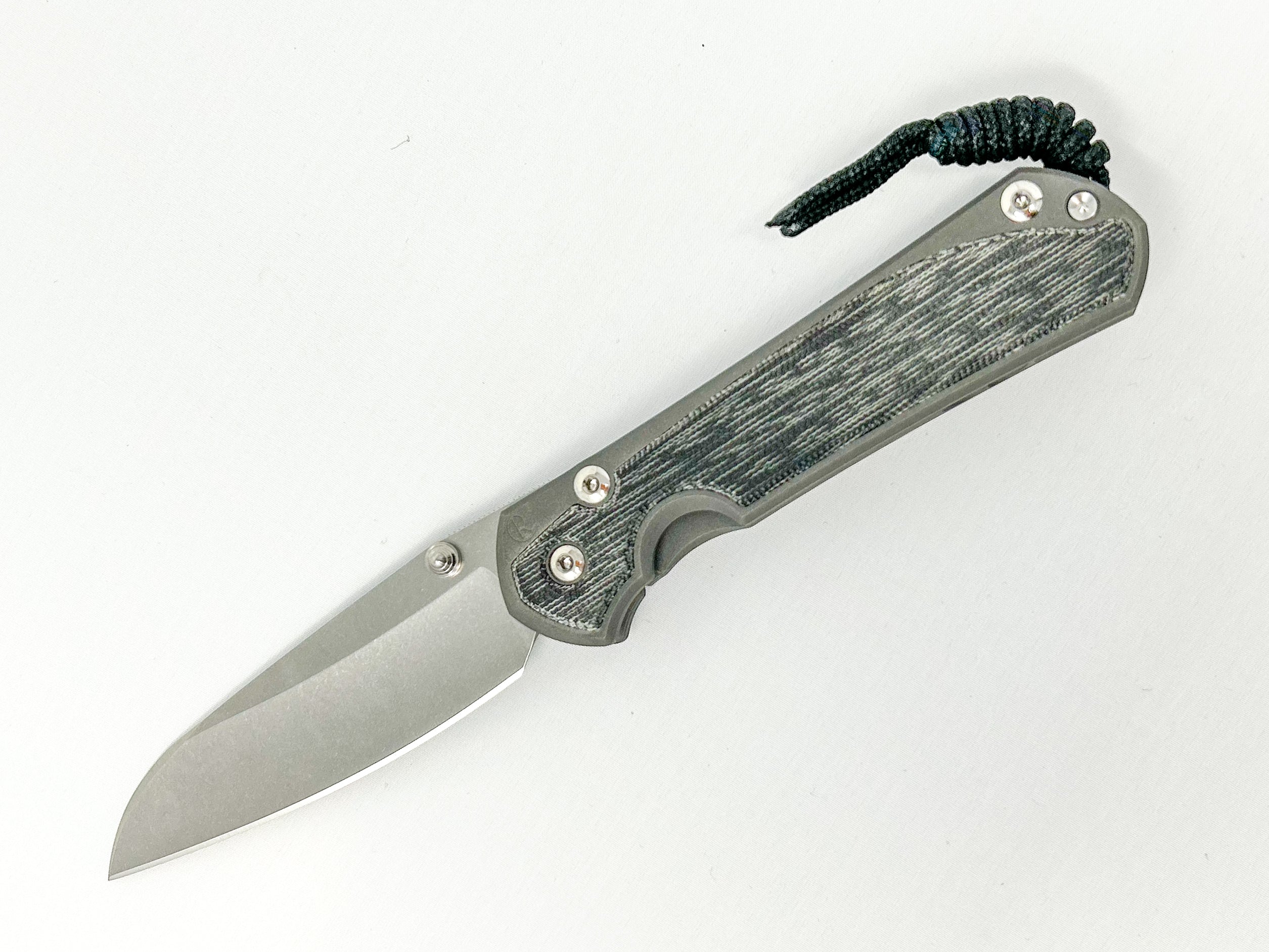 Chris Reeve Knives Large Sebenza 31 - Black Canvas Micarta Inlay - Insingo - L31-1220