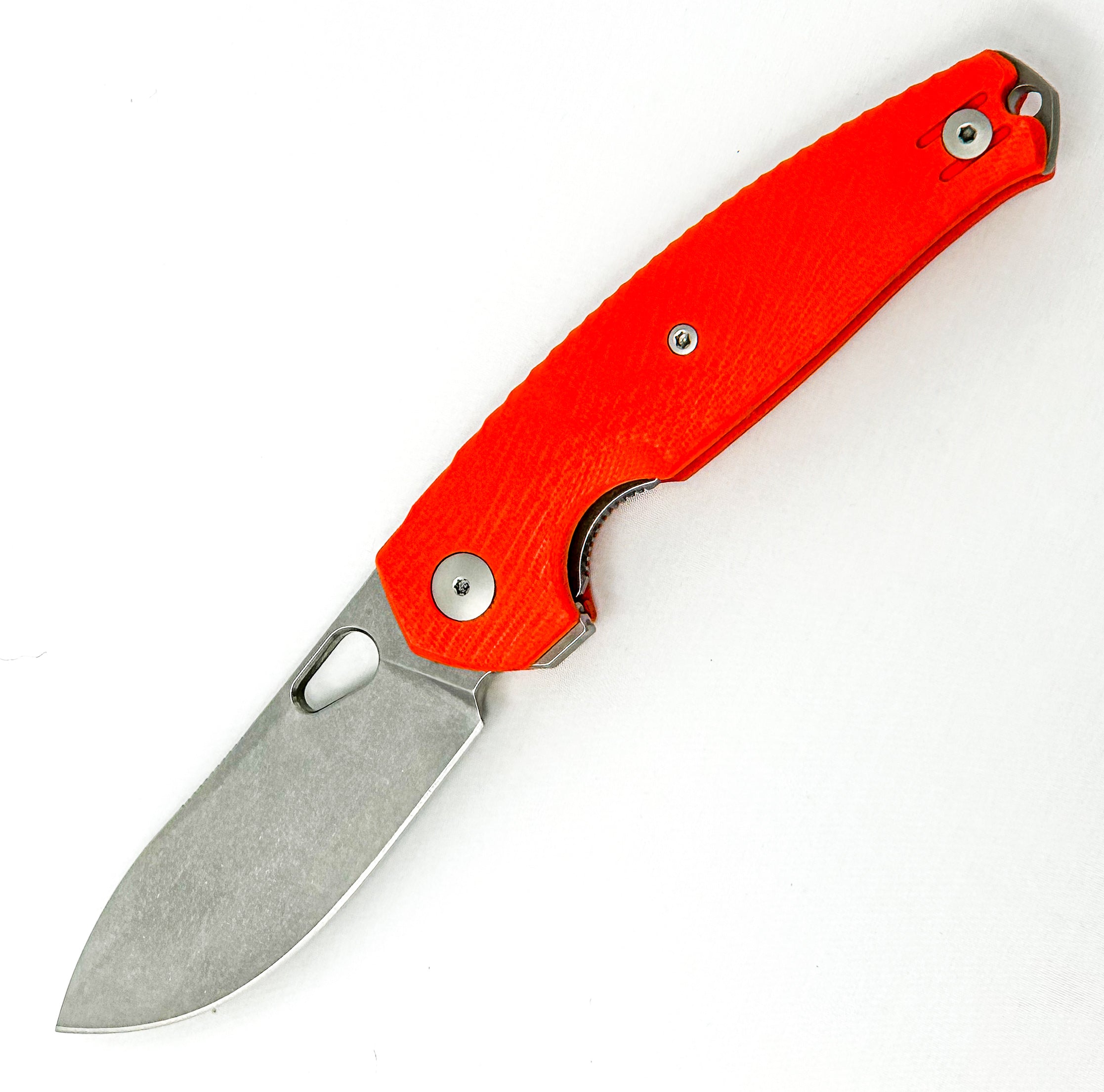 GiantMouse ACE Jagt - Liner Lock - Orange G10 - CPM-MagnaCut