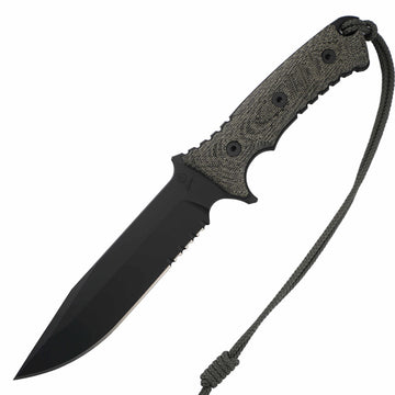 Chris Reeve Knives Pacific - Serrated CPM-MagnaCut - Micarta Handle - Black - PAC-1001