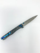 Benchmade Fact Gold Class - Damascus Steel Blade - Black Camo Fatcarbon - 417-232-2