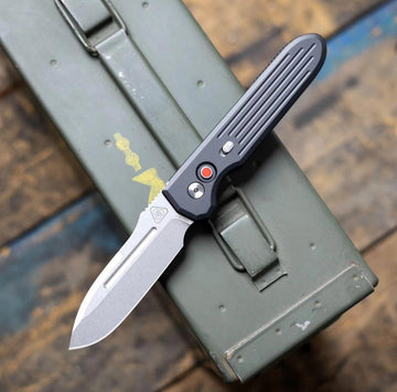 Pro-Tech Knives Prometheus Design Werx Invictus Automatic - Black Handle - CPM-Magnacut