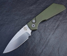 Pro-Tech Knives Strider PT+ Automatic - OD Gren Handle - CPM-Magnacut Blade